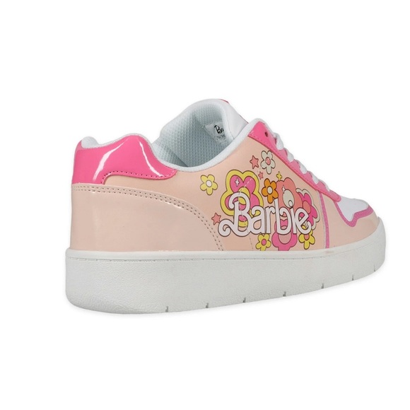 🆕Women's Barbie by Mattel Pink Casual Active Sporty Court Sneaker Shoes Sz11💕 - Picture 5 of 10